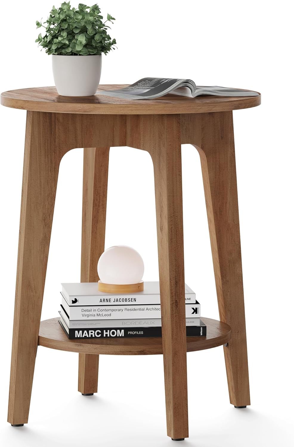 round end table for small spaces