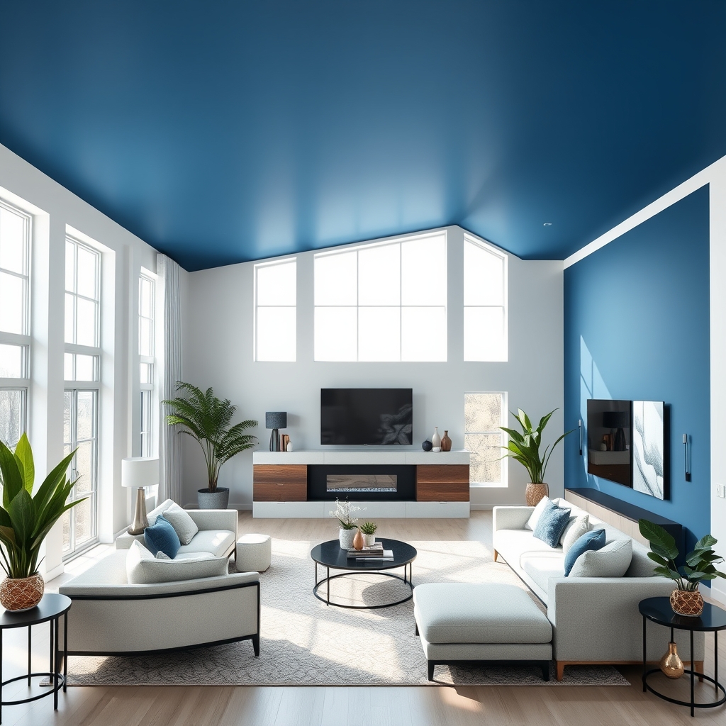 color capping ceiling paint trend - Illustration 1