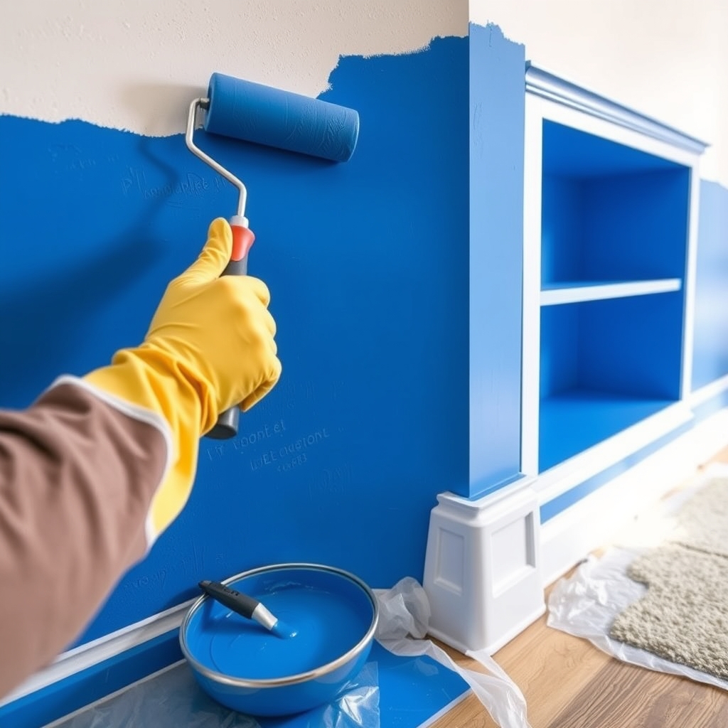 color drenching living room - Illustration 2