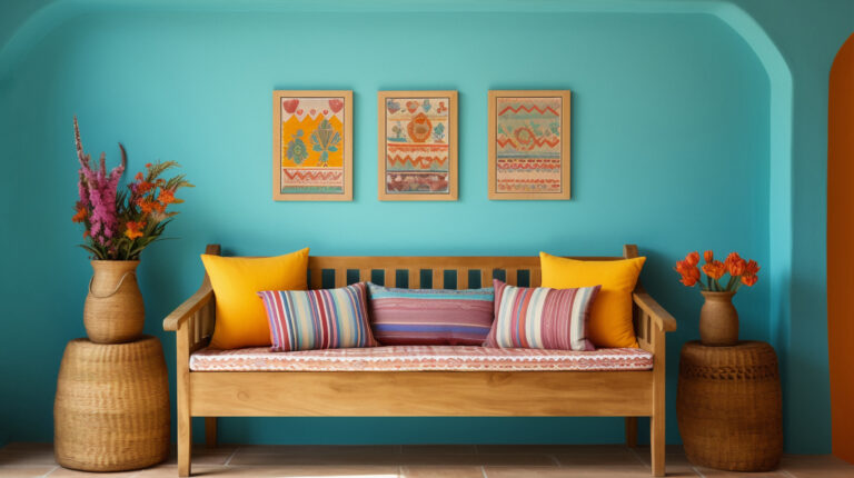 Color Drenching Living Room