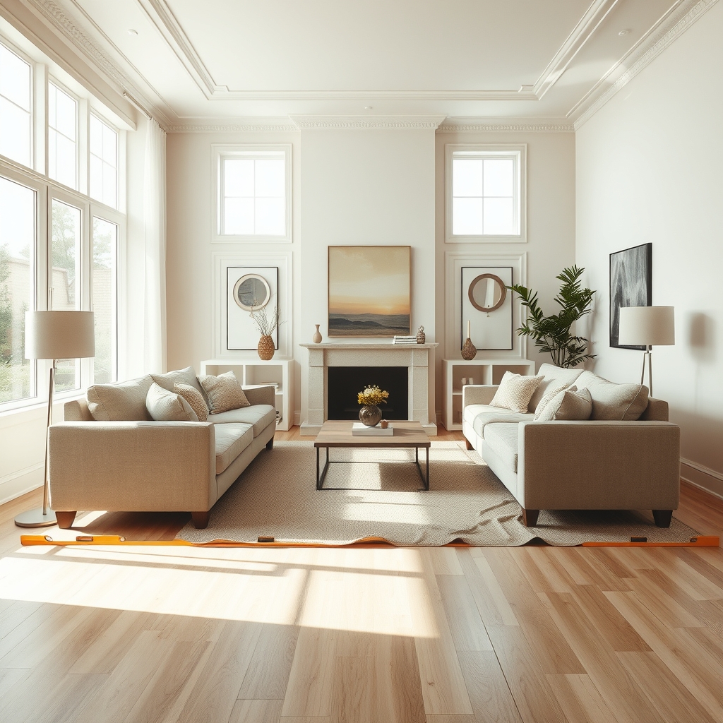 living room color washing technique - Illustration 1