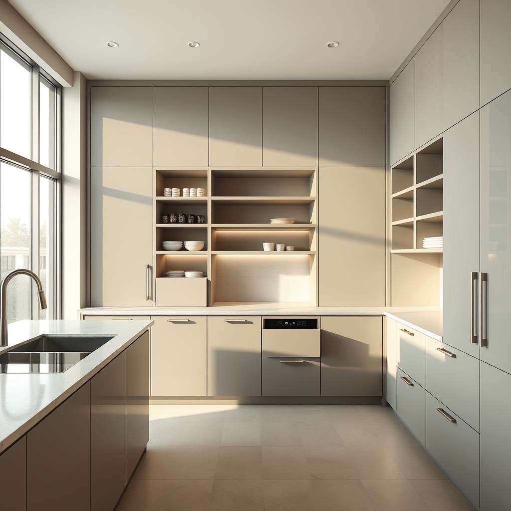 modular kitchen storage reconfigurable - Illustration 1