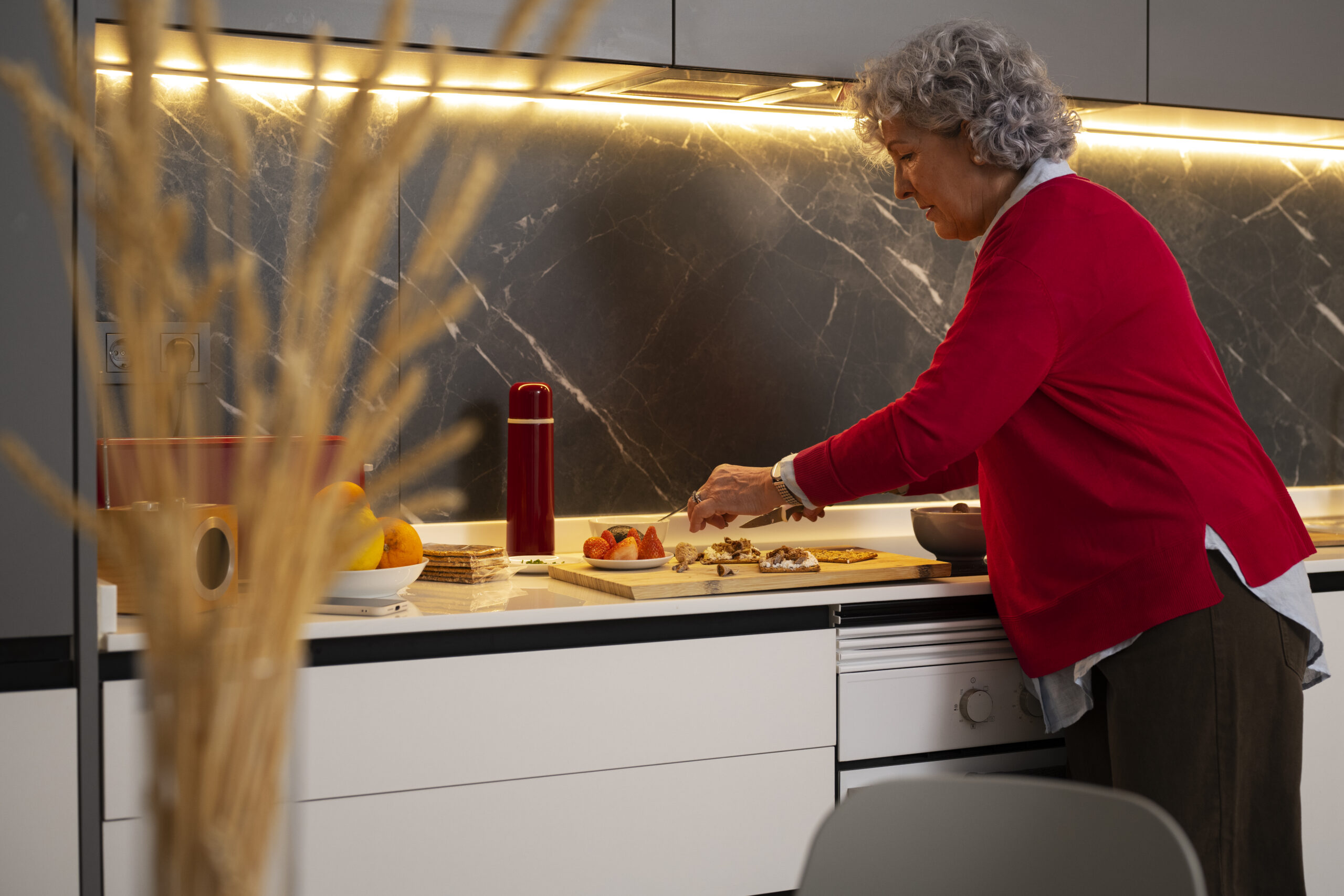 Smart Kitchen Layered LED Lighting