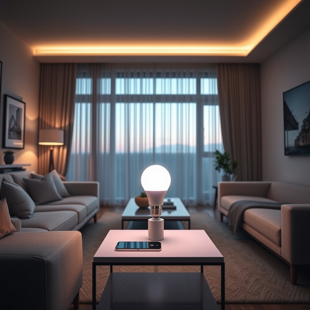 smart bulb product view