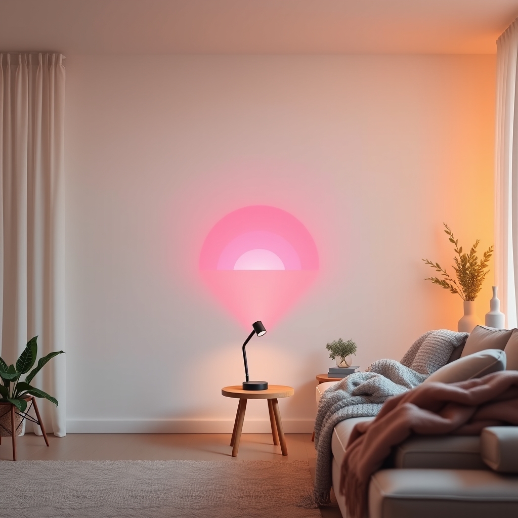 sunset lamp product view