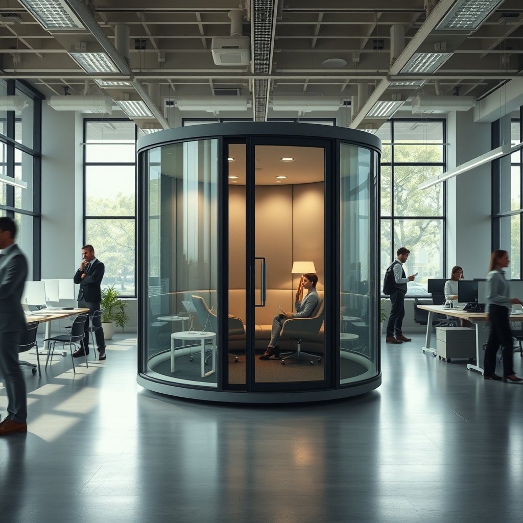 Acoustic Office Pod: 7 Amazing Ways to Maximize Focus (Proven Guide) 2 acoustic office pod - Illustration 1