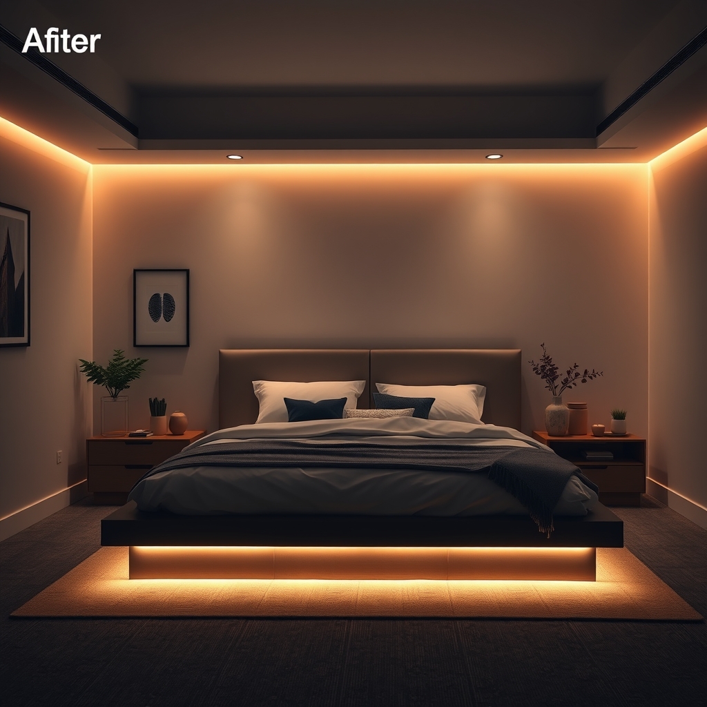 Bed Frame With LED Lights: 7 Amazing Ways to Upgrade Your Bedroom (Proven Guide) 4 bed frame with LED lights - Illustration 3