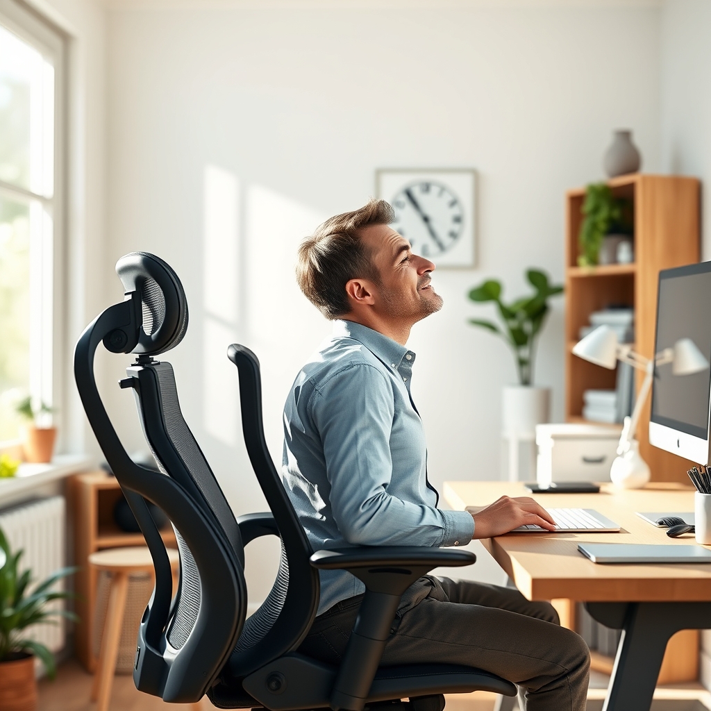 ergonomic chair lumbar support - Illustration 3
