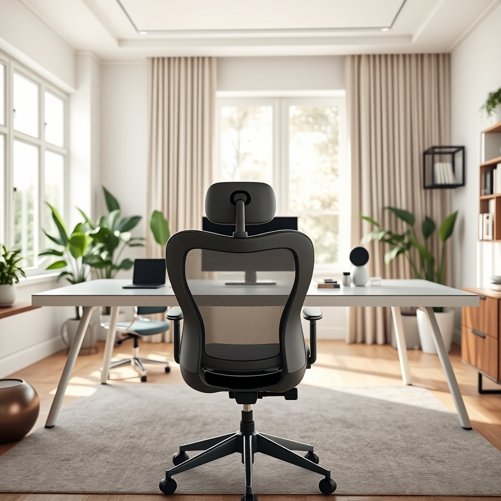 ergonomic chair lumbar support - Illustration 1