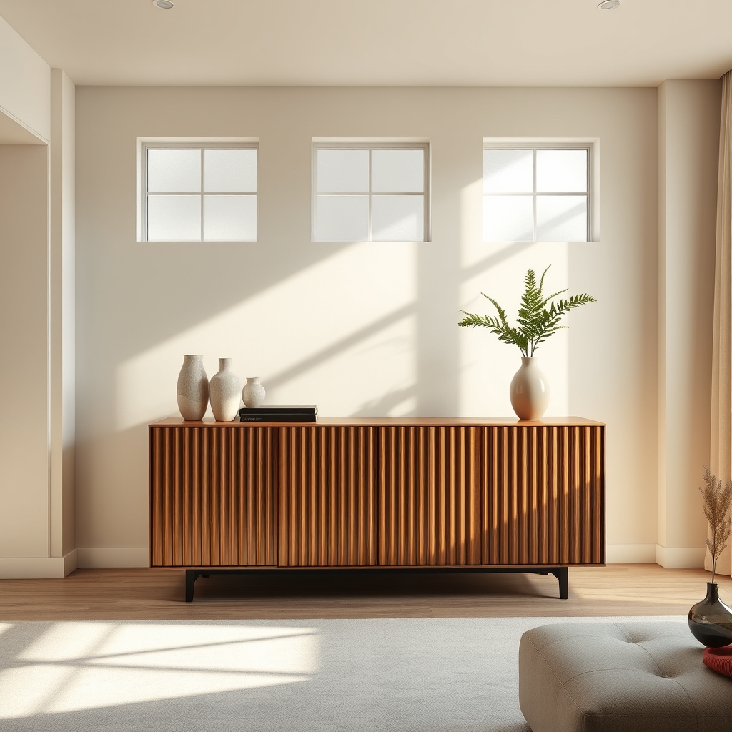 fluted sideboard - Illustration 1