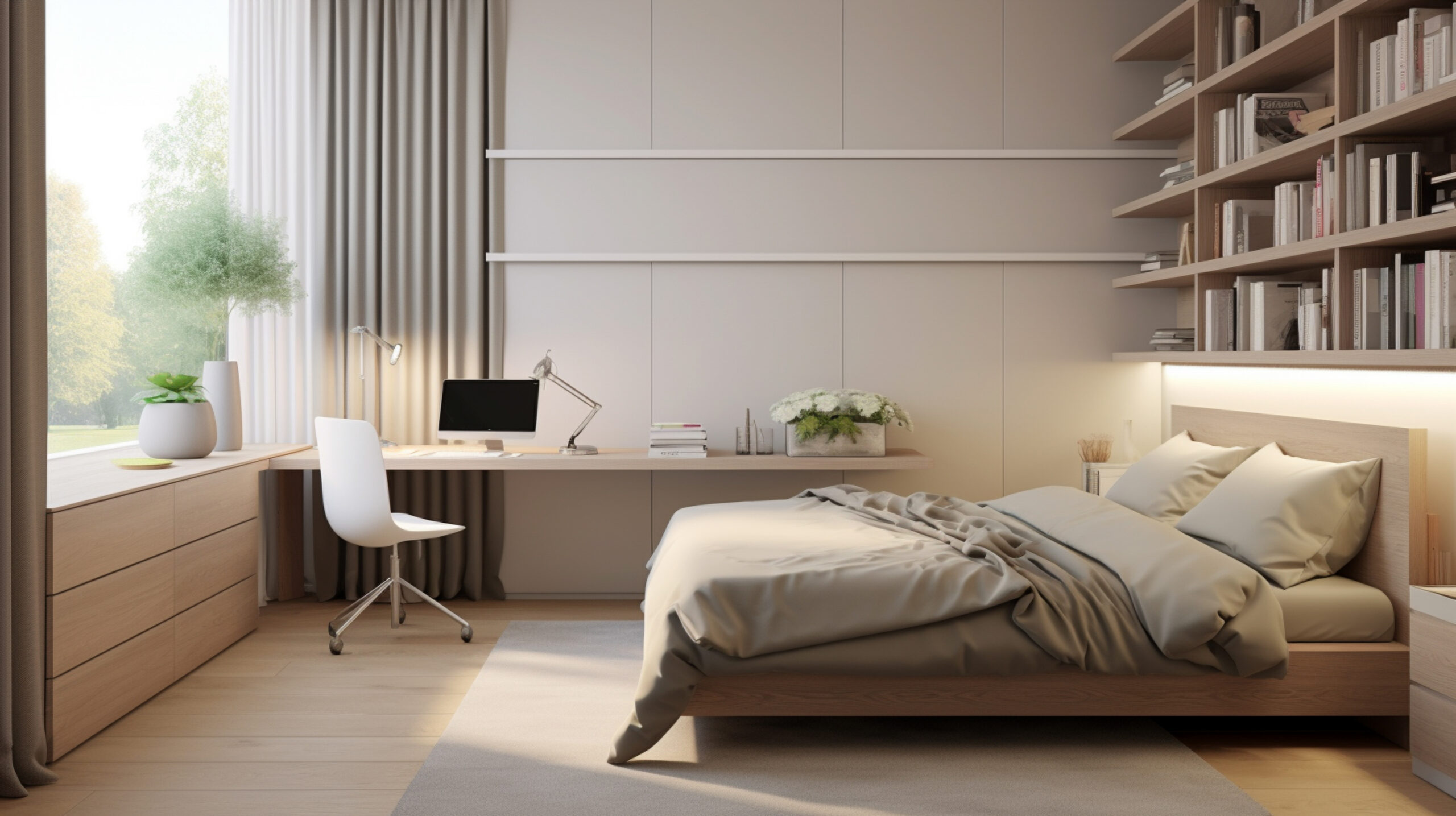 Murphy Bed With Desk