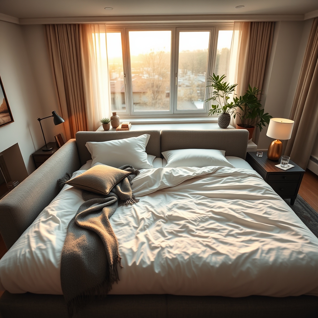 sofa with pull out bed - Illustration 3