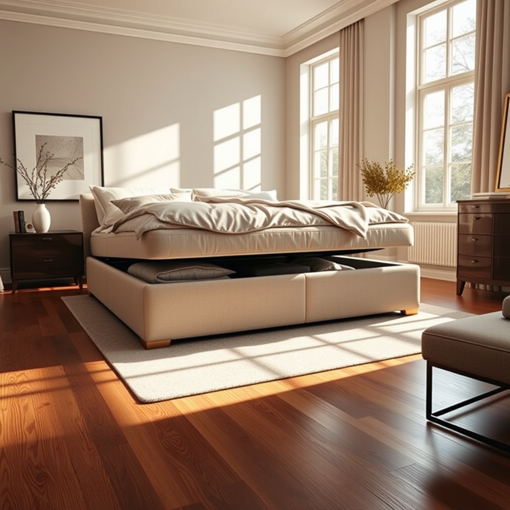 storage ottoman bed - Illustration 1