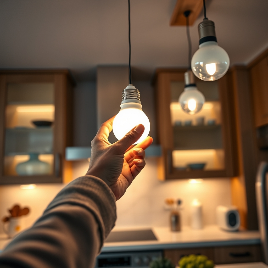 smart bulbs in action